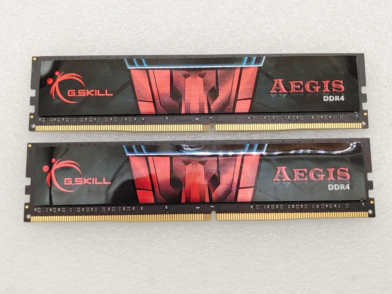 G.Skill Aegis 16GB (2x8GB) PC4-24000 DDR4 3000MHz Memory (F4-3000C16D-16GISB)